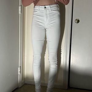 HOLLISTER 1L white jeggings